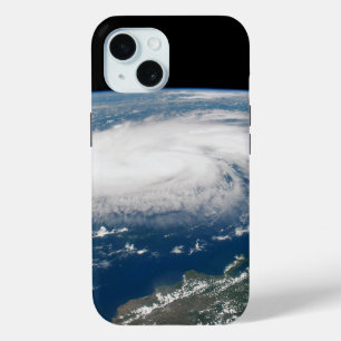 Hurricane Dorian Over The Atlantic Ocean. iPhone 15 Case