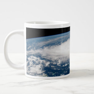 Hurricane Dorian Over The Atlantic Ocean. Large Coffee Mug