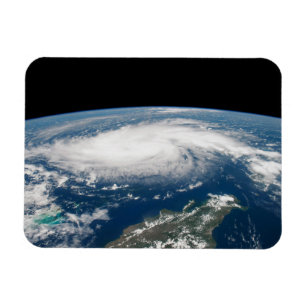 Hurricane Dorian Over The Atlantic Ocean. Magnet