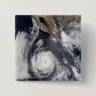 Hurricane Douglas 2 Inch Square Button
