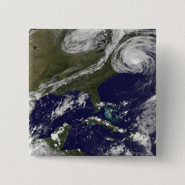 Hurricane Earl 3 2 Inch Square Button (Front)