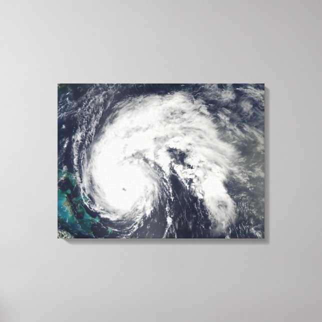 Hurricane Earl 3 Canvas Print (Front)
