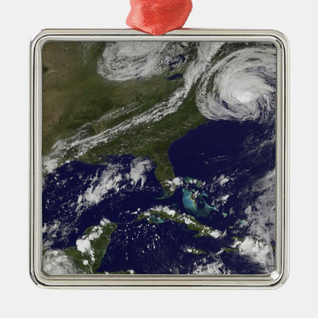 Hurricane Earl 3 Metal Ornament (Front)