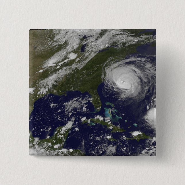 Hurricane Earl 4 2 Inch Square Button (Front)
