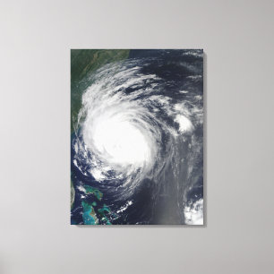Hurricane Earl grazing the North Carolina coast Canvas Print
