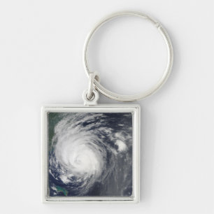 Hurricane Earl grazing the North Carolina coast Keychain