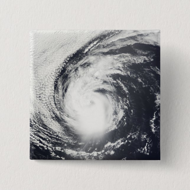 Hurricane Elida 2 Inch Square Button (Front)