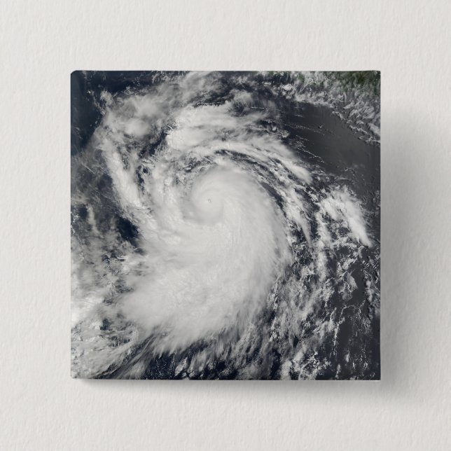 Hurricane Elida 2 Inch Square Button (Front)