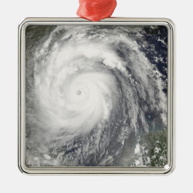 Hurricane Emily Metal Ornament (Front)