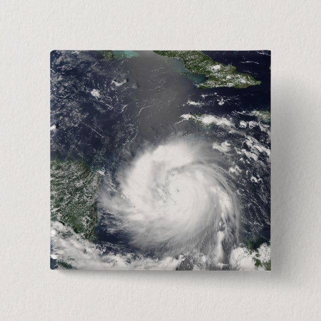 Hurricane Felix 2 2 Inch Square Button (Front)
