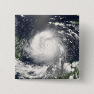 Hurricane Felix 2 Inch Square Button
