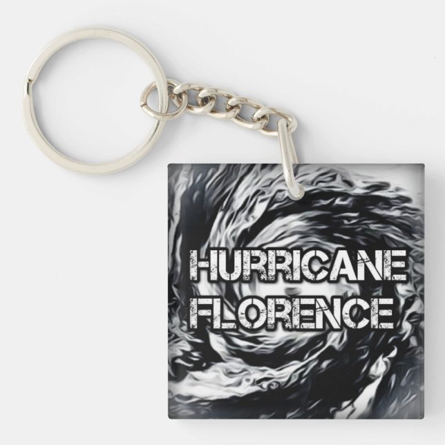 Hurricane Florence Keychain (Front)