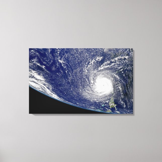 Hurricane Frances 2 Canvas Print (Front)