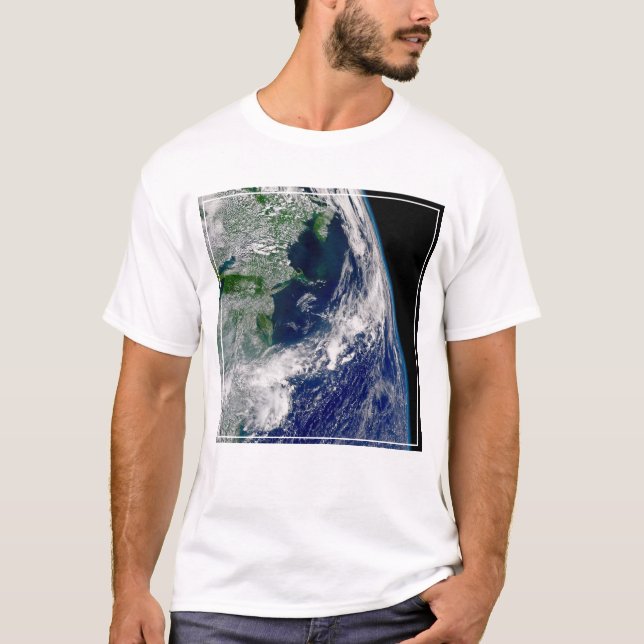 Hurricane Frances On A Partial Earth. T-Shirt (Front)