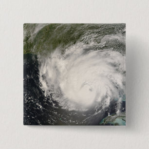 Hurricane Gustav 2 Inch Square Button