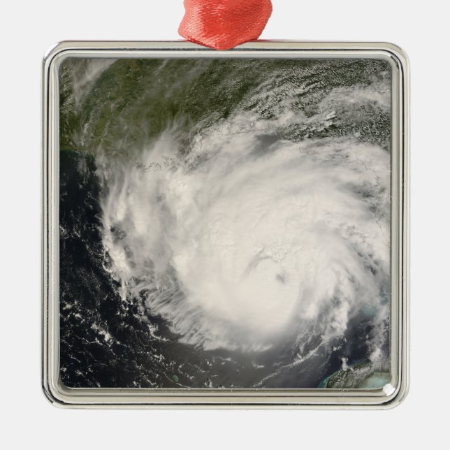 Hurricane Gustav Metal Ornament (Front)