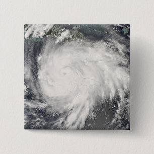 Hurricane Gustav over Jamaica 2 Inch Square Button