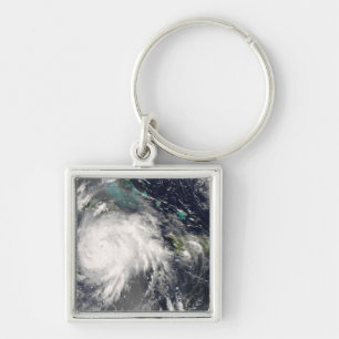 Hurricane Gustav over Jamaica 2 Keychain