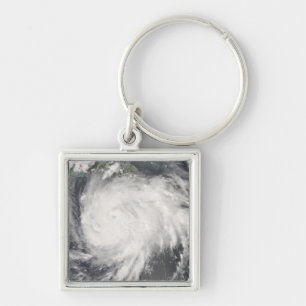 Hurricane Gustav over Jamaica Keychain