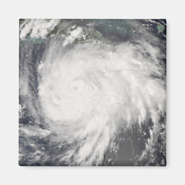 Hurricane Gustav over Jamaica Magnet (Front)