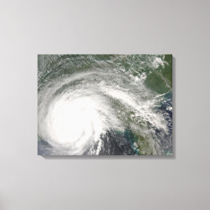 Hurricane Gustav over Louisiana Canvas Print