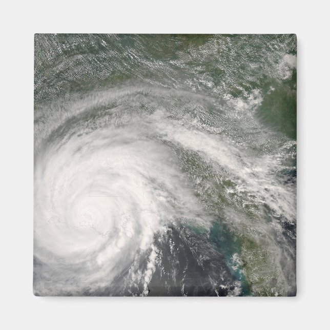 Hurricane Gustav over Louisiana Magnet (Front)