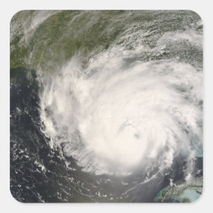 Hurricane Gustav Square Sticker