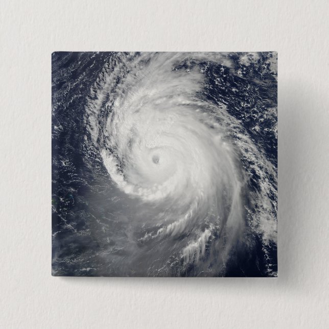 Hurricane Igor in the Atlantic Ocean 2 Inch Square Button (Front)