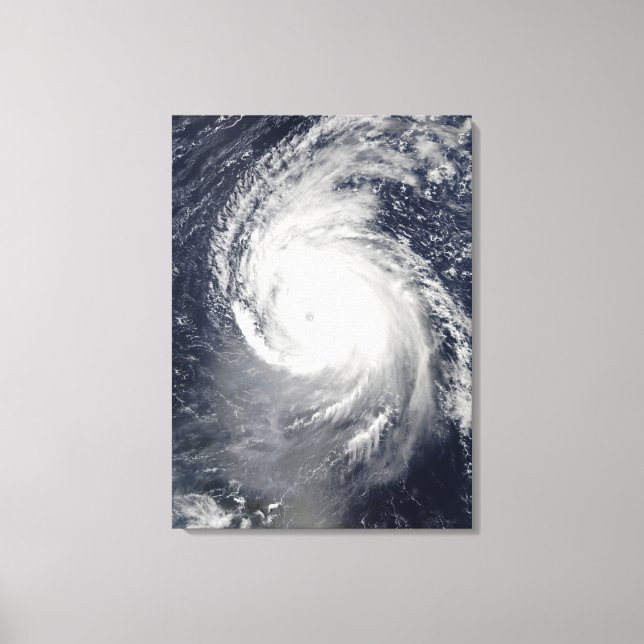 Hurricane Igor in the Atlantic Ocean Canvas Print (Front)