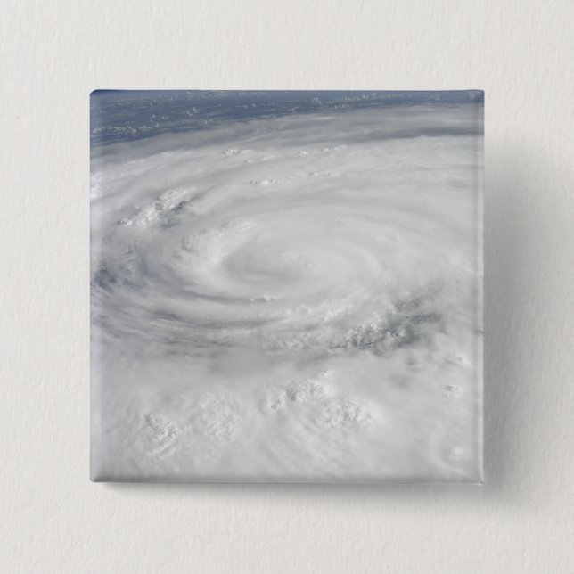 Hurricane Ike 2 Inch Square Button (Front)