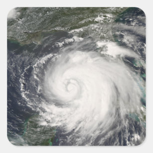 Hurricane Ike 4 Square Sticker