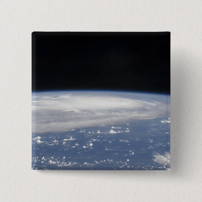Hurricane Ike 8 2 Inch Square Button (Front)