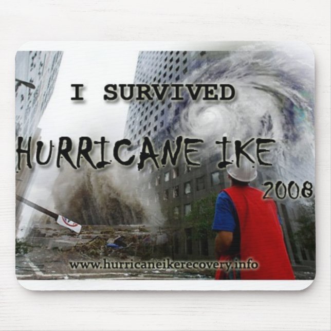 hurricane_ike_collage_shirt_front mouse pad (Front)