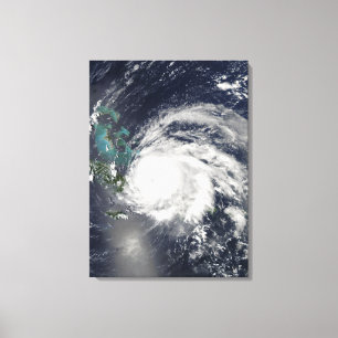 Hurricane Ike over Cuba, Hispaniola Canvas Print