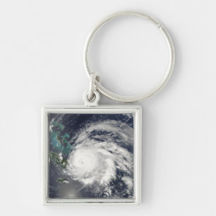 Hurricane Ike over Cuba, Hispaniola Keychain