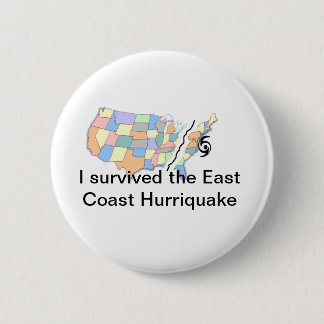 Hurricane Irene 2 Inch Round Button