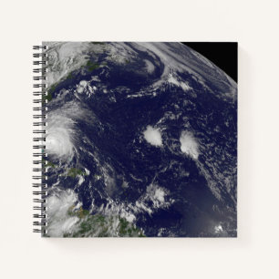 Hurricane Irene Moving Through The Bahamas. Notebook