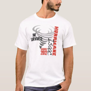 Hurricane Isaac Survivor Customizable T-Shirt