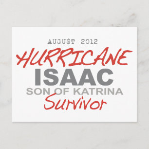 Hurricane Isaac Survivor Postcard