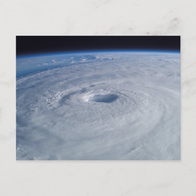 Hurricane Isabel from Space Postcard (Front)