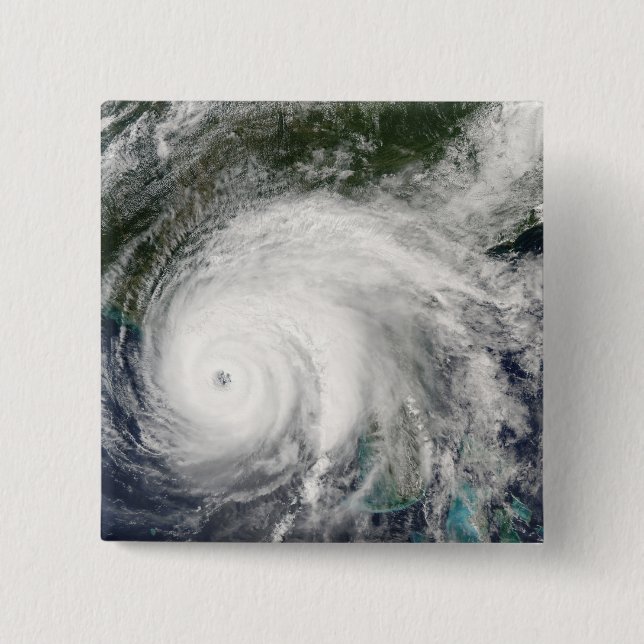 Hurricane Ivan 2 Inch Square Button (Front)