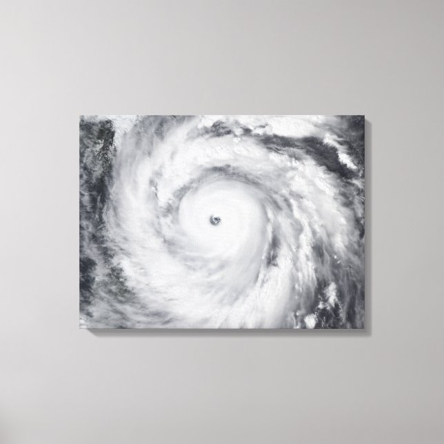 Hurricane Jangmi Canvas Print (Front)