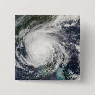 Hurricane Jeanne 2 Inch Square Button