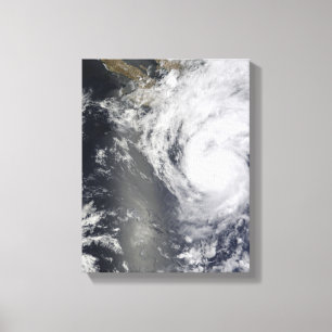 Hurricane Jimena over Baja California Canvas Print