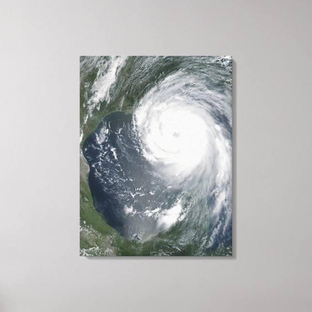 Hurricane Katrina 2 Canvas Print (Front)