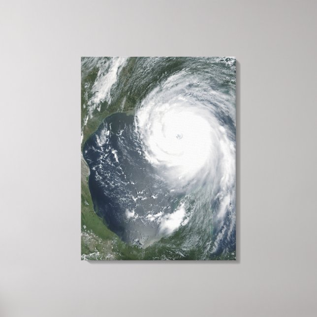 Hurricane Katrina 2 Canvas Print (Front)
