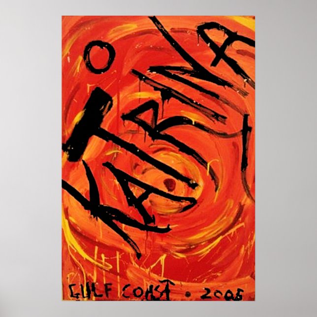 Hurricane Katrina Poster (Front)