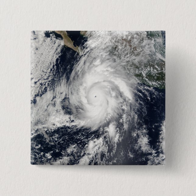Hurricane Kenna 2 Inch Square Button (Front)