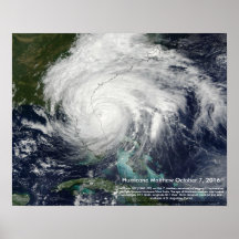 Hurricane Matthew Satellite Image by St. Augustine