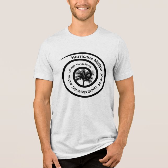 Hurricane Milton - Fl Strong Tri-Blend Shirt (Front)